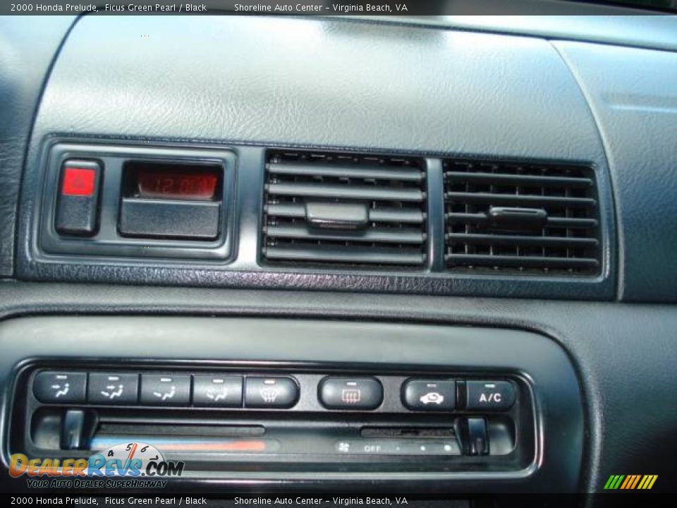 2000 Honda Prelude Ficus Green Pearl / Black Photo #19