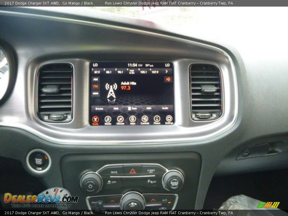 2017 Dodge Charger SXT AWD Go Mango / Black Photo #17