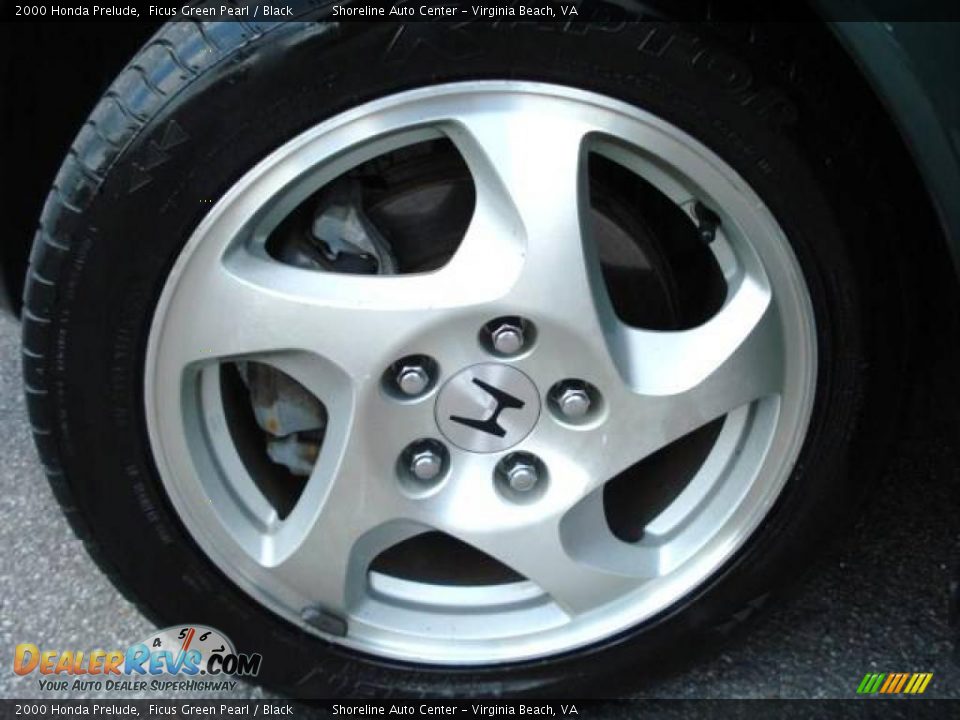 2000 Honda Prelude Ficus Green Pearl / Black Photo #22