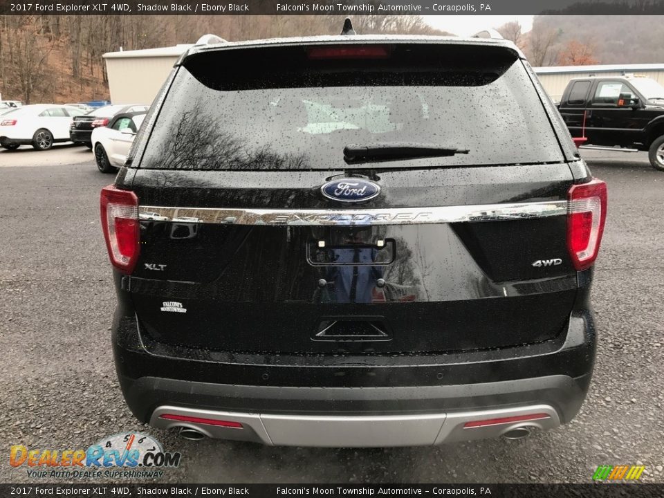 2017 Ford Explorer XLT 4WD Shadow Black / Ebony Black Photo #7