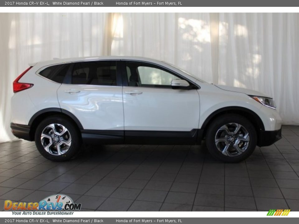 2017 Honda CR-V EX-L White Diamond Pearl / Black Photo #3