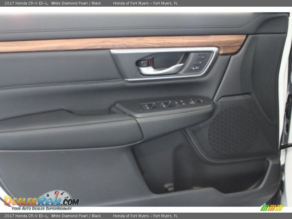 2017 Honda CR-V EX-L White Diamond Pearl / Black Photo #7