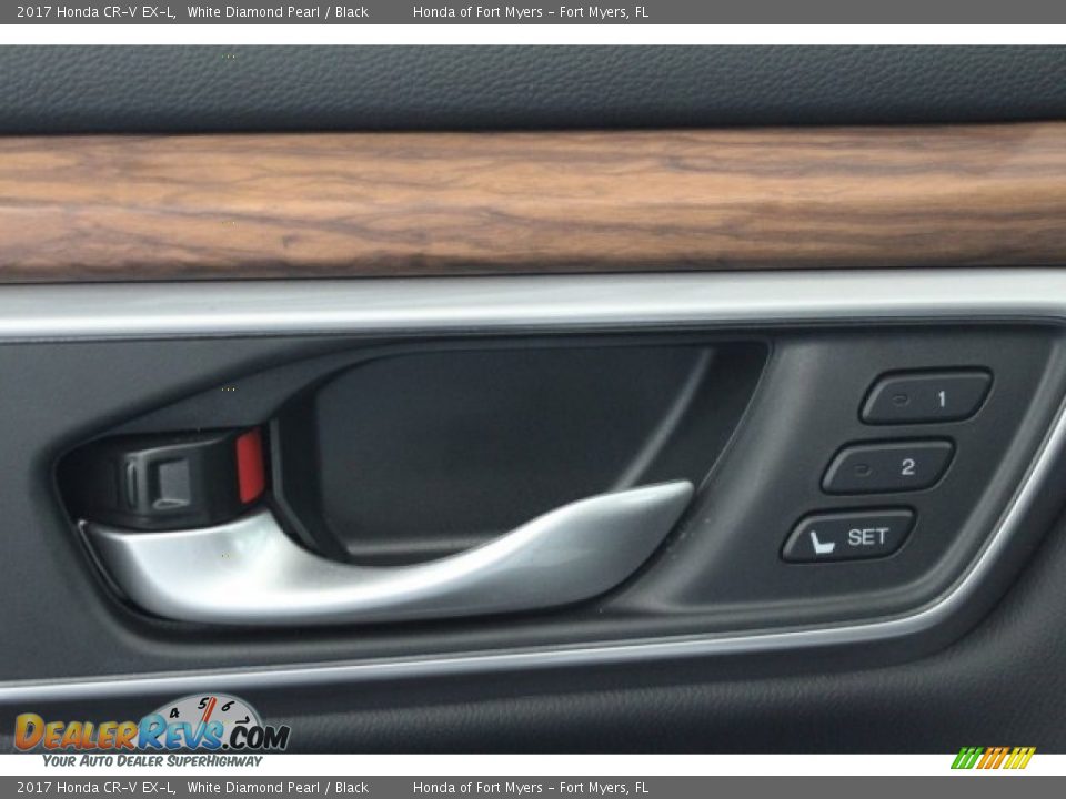 2017 Honda CR-V EX-L White Diamond Pearl / Black Photo #9