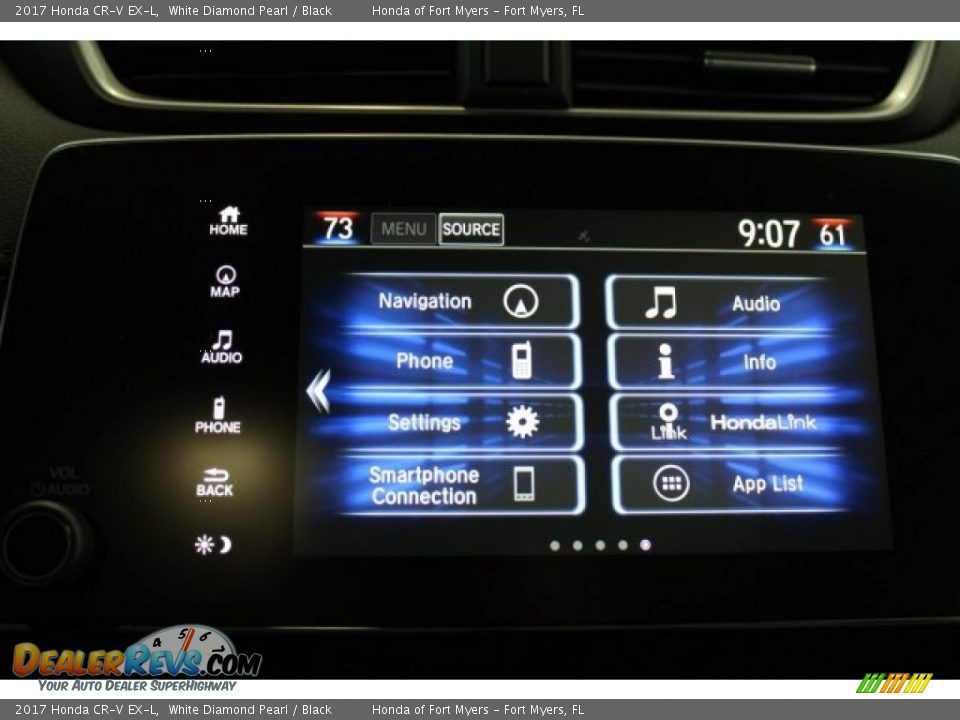 2017 Honda CR-V EX-L White Diamond Pearl / Black Photo #17