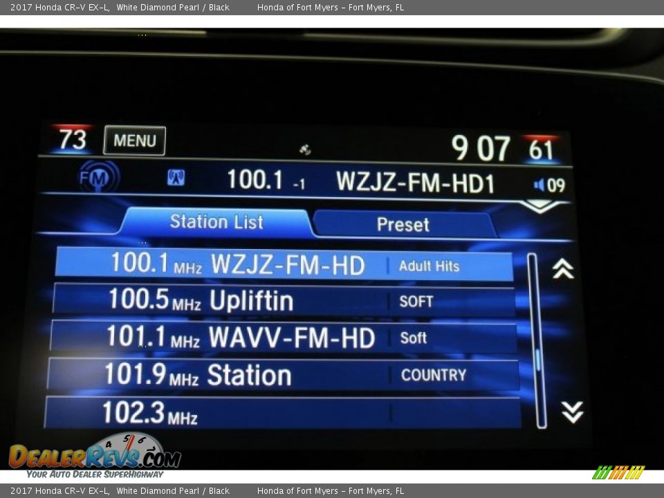 2017 Honda CR-V EX-L White Diamond Pearl / Black Photo #18