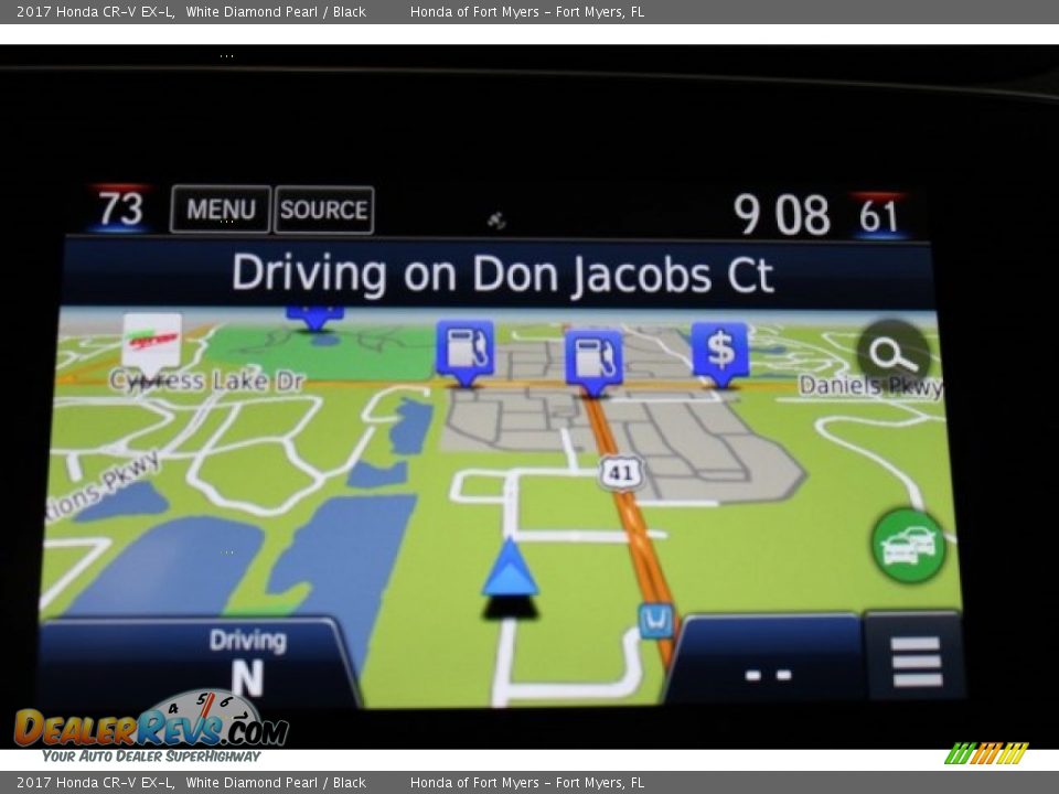2017 Honda CR-V EX-L White Diamond Pearl / Black Photo #19