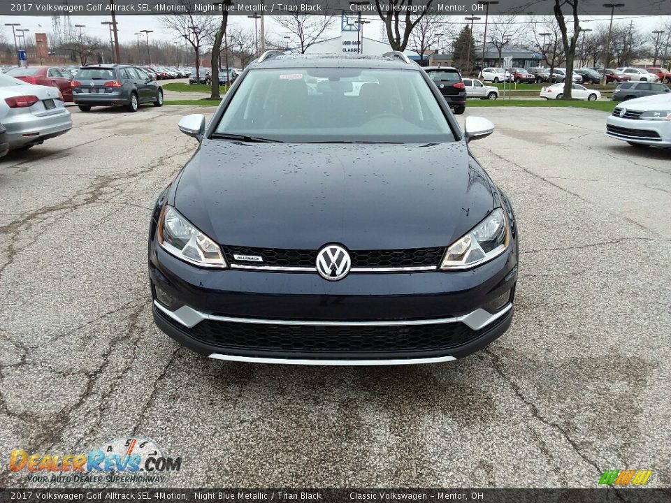 2017 Volkswagen Golf Alltrack SEL 4Motion Night Blue Metallic / Titan Black Photo #2