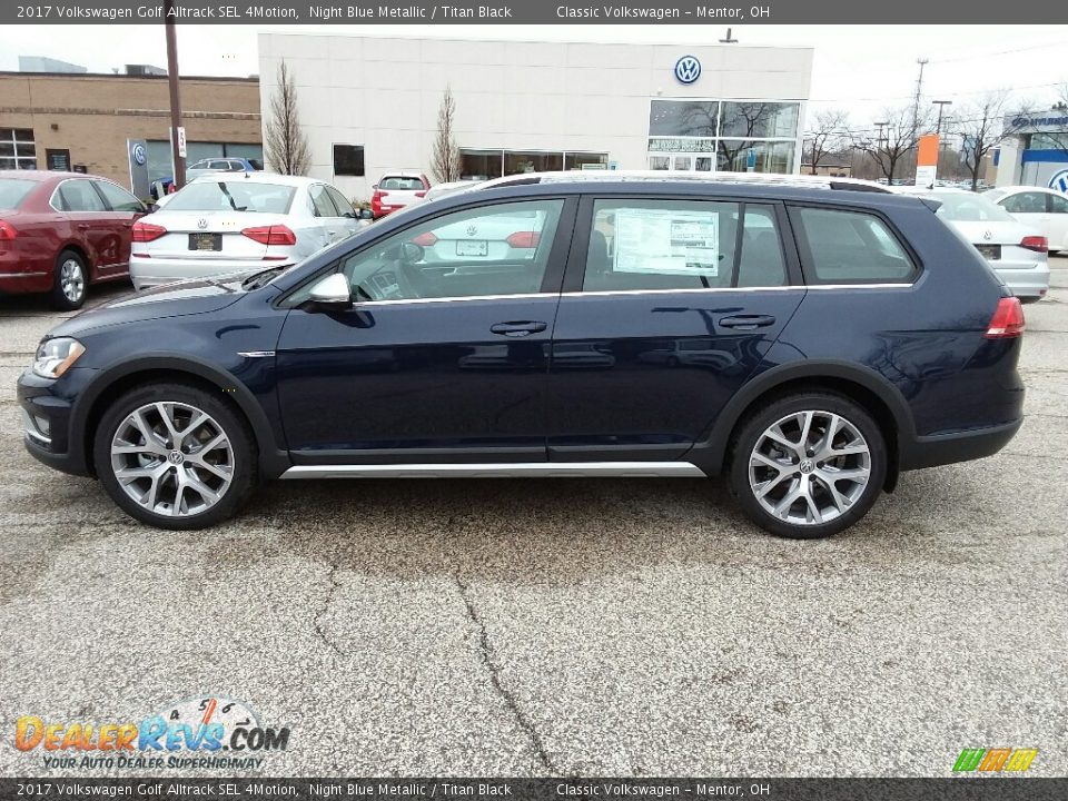 Night Blue Metallic 2017 Volkswagen Golf Alltrack SEL 4Motion Photo #3
