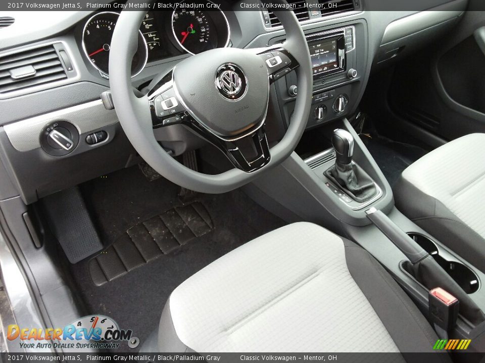 2017 Volkswagen Jetta S Platinum Gray Metallic / Black/Palladium Gray Photo #5