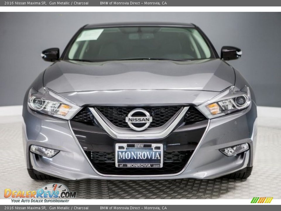 2016 Nissan Maxima SR Gun Metallic / Charcoal Photo #2