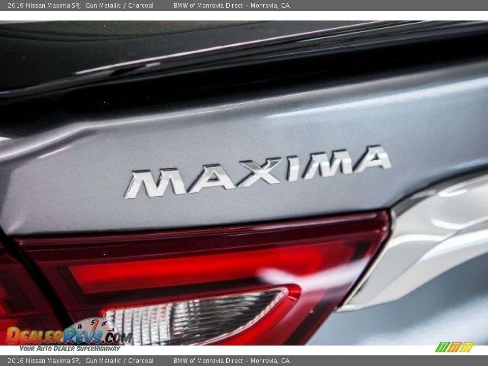 2016 Nissan Maxima SR Gun Metallic / Charcoal Photo #7