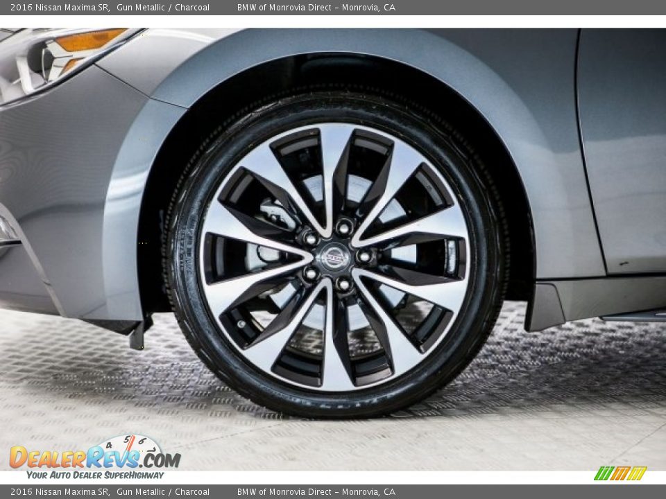 2016 Nissan Maxima SR Gun Metallic / Charcoal Photo #8
