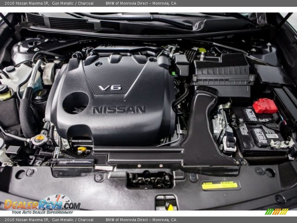 2016 Nissan Maxima SR Gun Metallic / Charcoal Photo #9