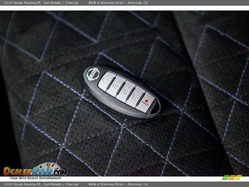 2016 Nissan Maxima SR Gun Metallic / Charcoal Photo #11