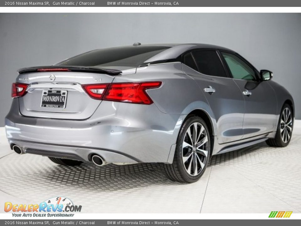 2016 Nissan Maxima SR Gun Metallic / Charcoal Photo #13
