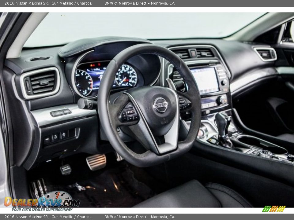 2016 Nissan Maxima SR Gun Metallic / Charcoal Photo #19