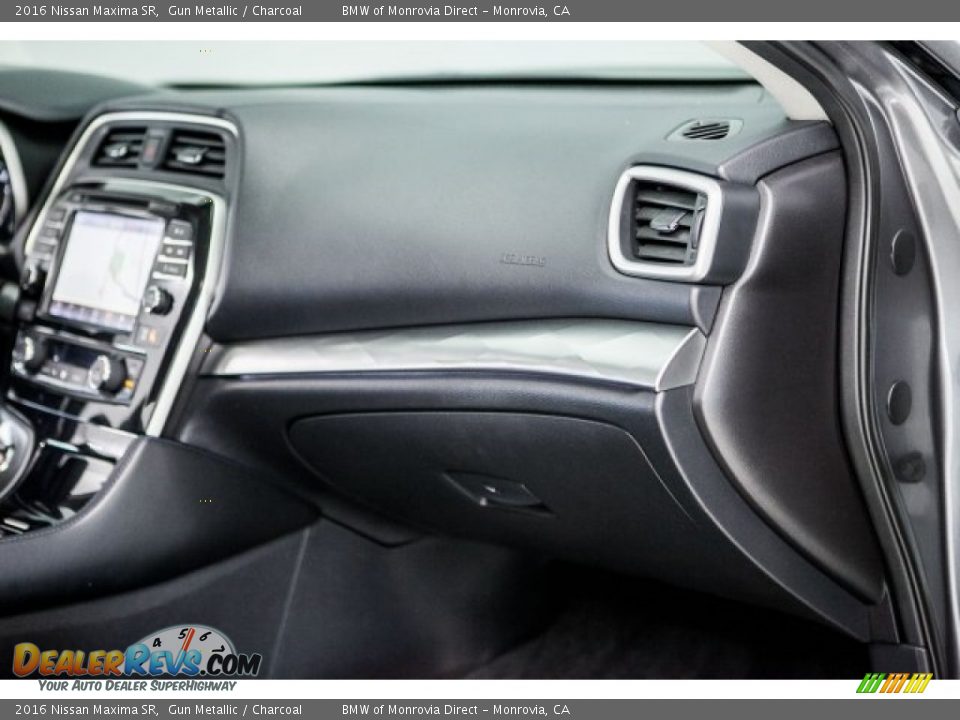 2016 Nissan Maxima SR Gun Metallic / Charcoal Photo #24
