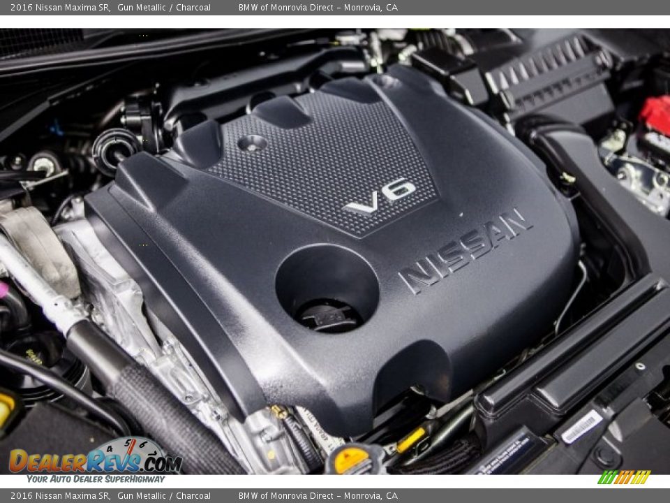 2016 Nissan Maxima SR Gun Metallic / Charcoal Photo #27