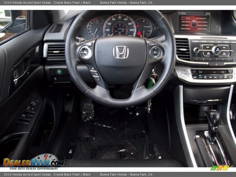 2014 Honda Accord Sport Sedan Crystal Black Pearl / Black Photo #5