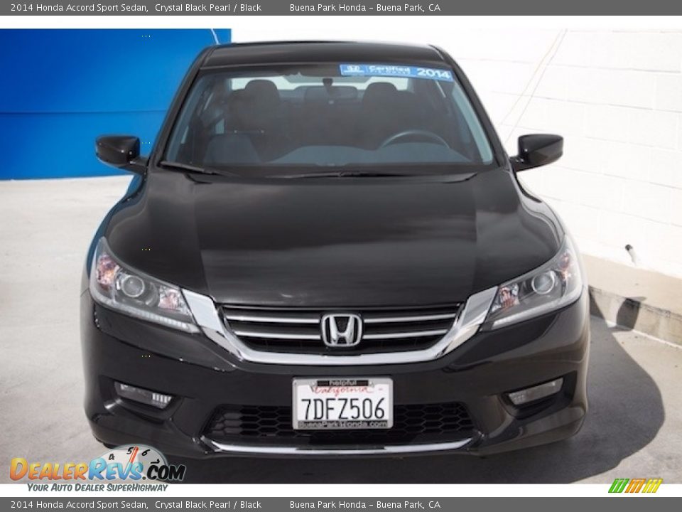 2014 Honda Accord Sport Sedan Crystal Black Pearl / Black Photo #7