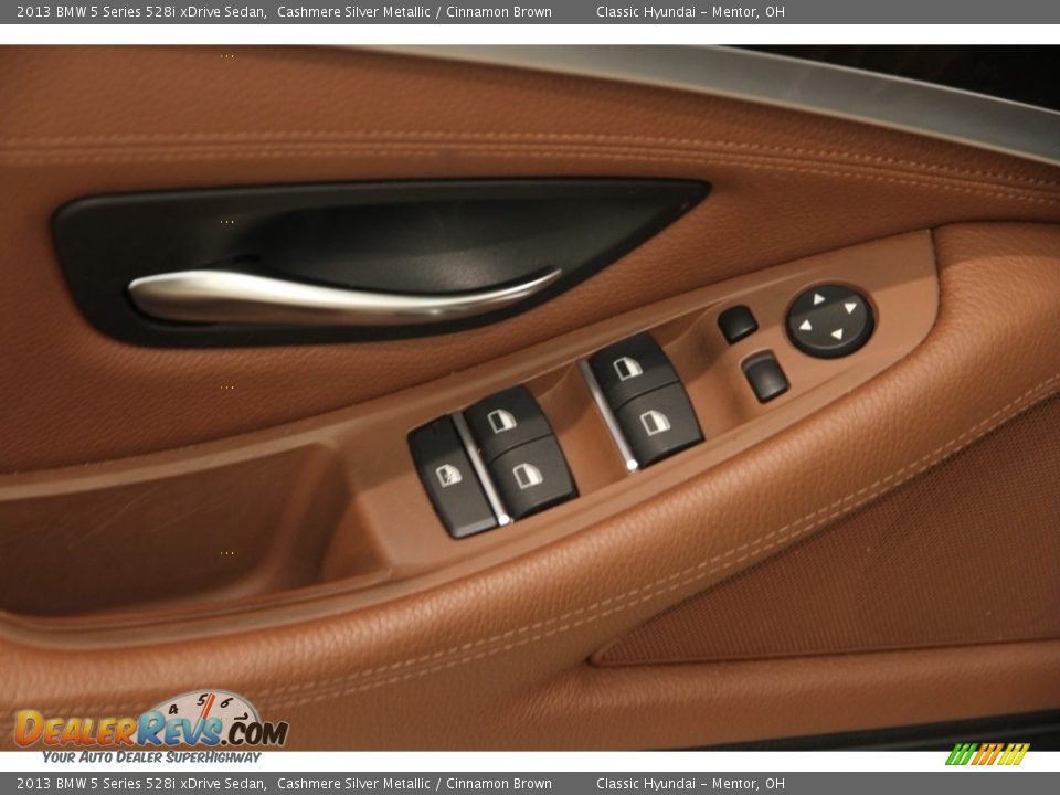 2013 BMW 5 Series 528i xDrive Sedan Cashmere Silver Metallic / Cinnamon Brown Photo #5