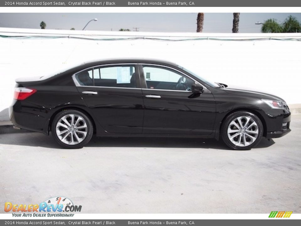2014 Honda Accord Sport Sedan Crystal Black Pearl / Black Photo #8