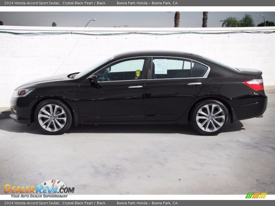 2014 Honda Accord Sport Sedan Crystal Black Pearl / Black Photo #10
