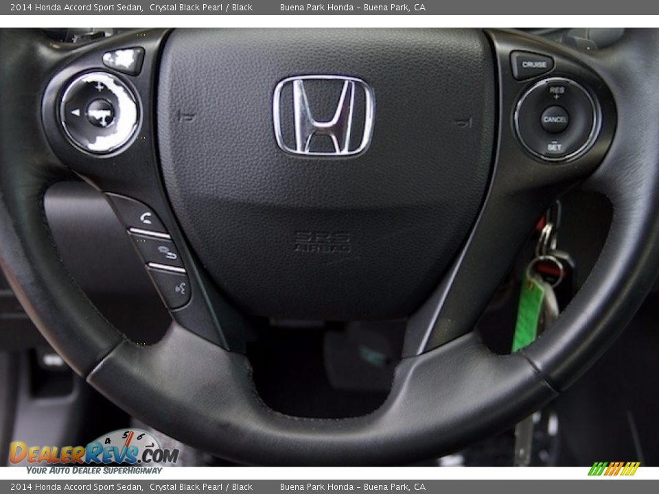 2014 Honda Accord Sport Sedan Crystal Black Pearl / Black Photo #11