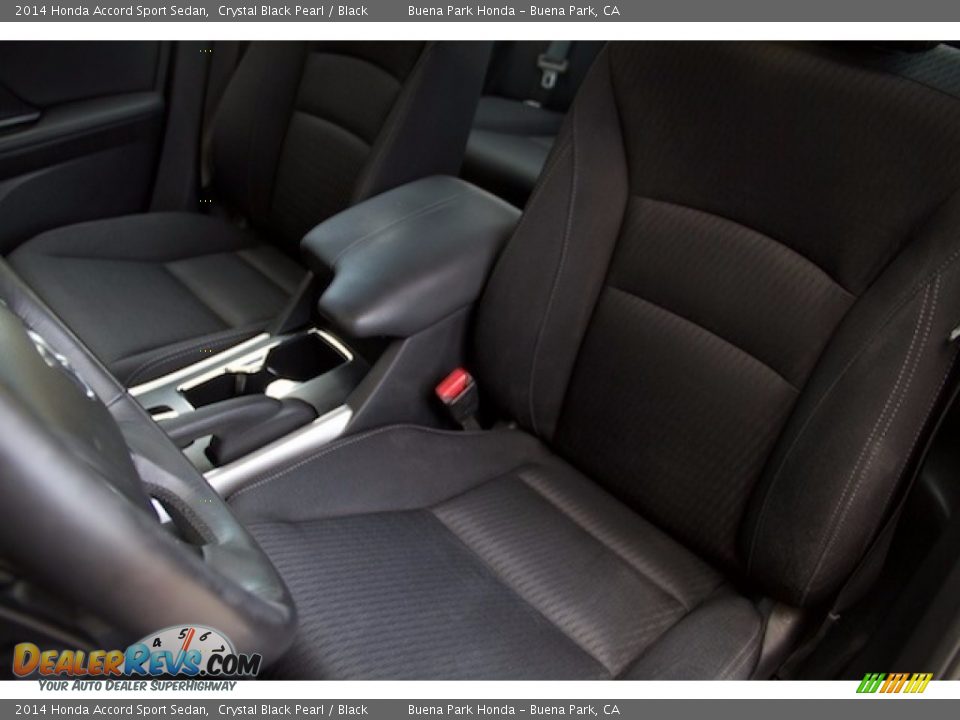 2014 Honda Accord Sport Sedan Crystal Black Pearl / Black Photo #12
