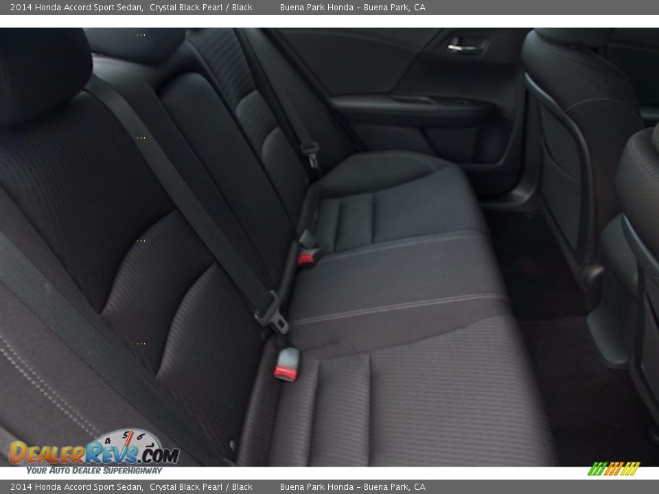 2014 Honda Accord Sport Sedan Crystal Black Pearl / Black Photo #14