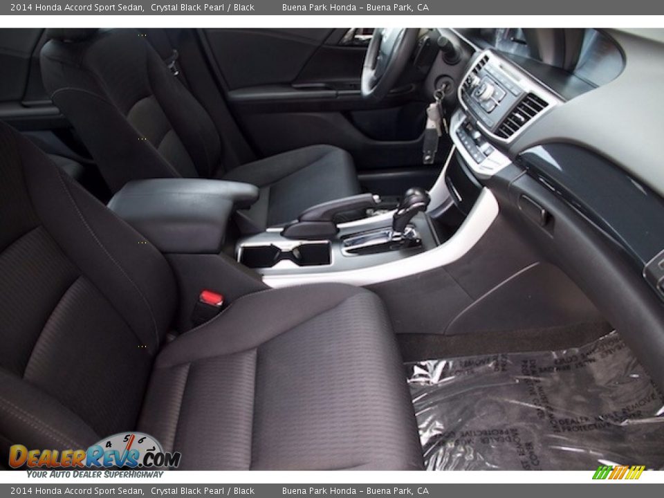 2014 Honda Accord Sport Sedan Crystal Black Pearl / Black Photo #16