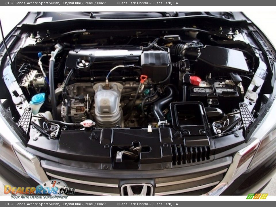 2014 Honda Accord Sport Sedan Crystal Black Pearl / Black Photo #25