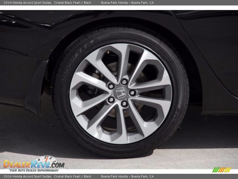 2014 Honda Accord Sport Sedan Crystal Black Pearl / Black Photo #26
