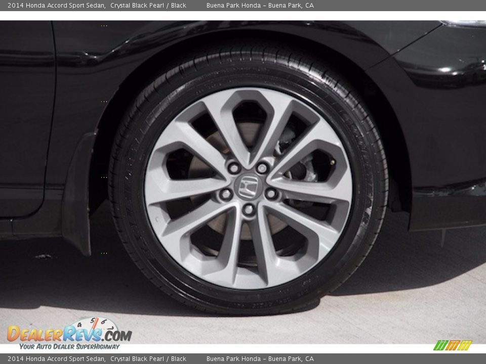 2014 Honda Accord Sport Sedan Crystal Black Pearl / Black Photo #27