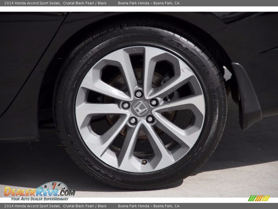 2014 Honda Accord Sport Sedan Crystal Black Pearl / Black Photo #28