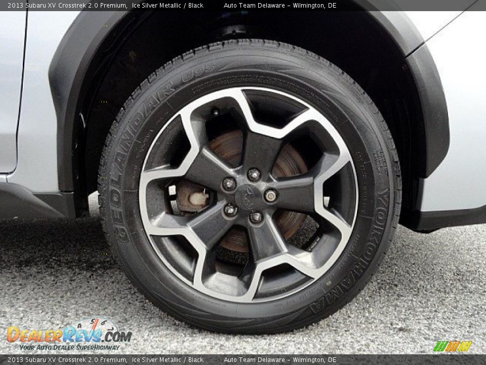 2013 Subaru XV Crosstrek 2.0 Premium Ice Silver Metallic / Black Photo #8
