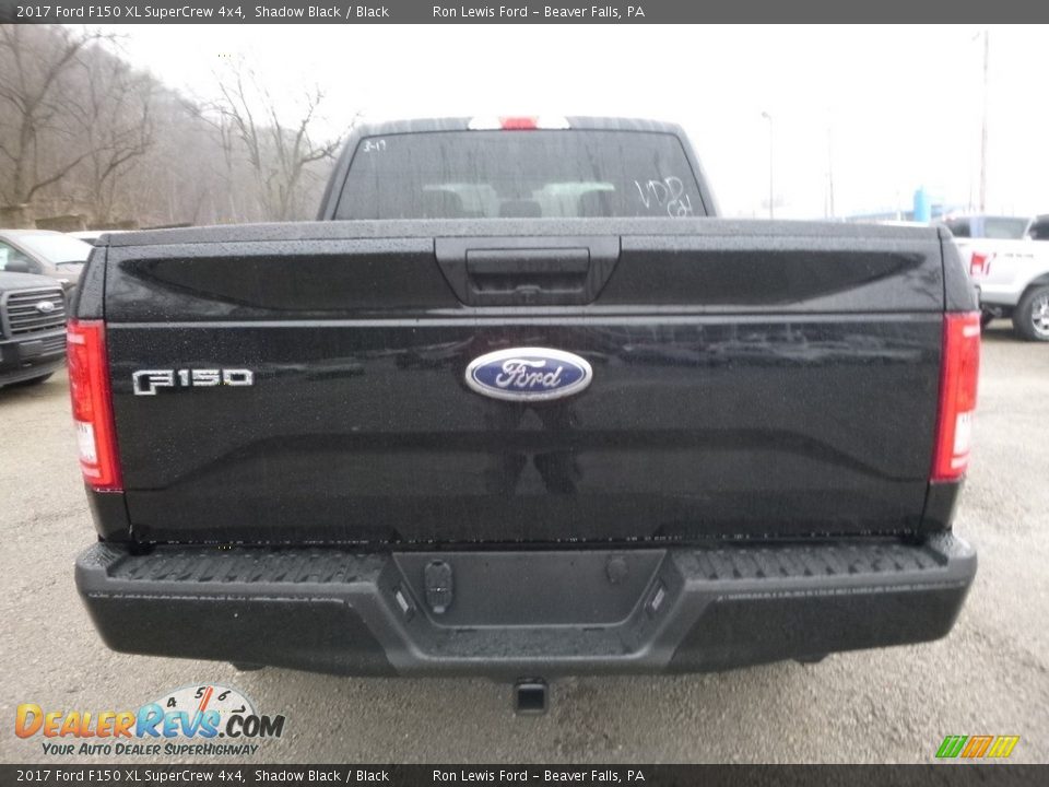 2017 Ford F150 XL SuperCrew 4x4 Shadow Black / Black Photo #3