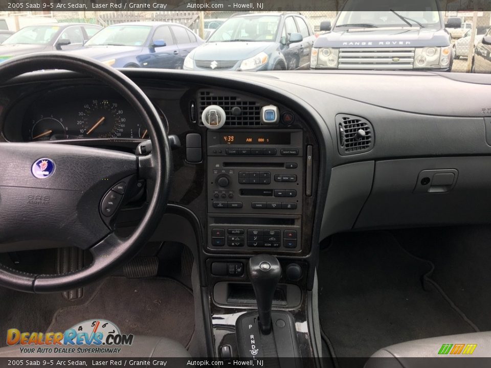 2005 Saab 9-5 Arc Sedan Laser Red / Granite Gray Photo #11