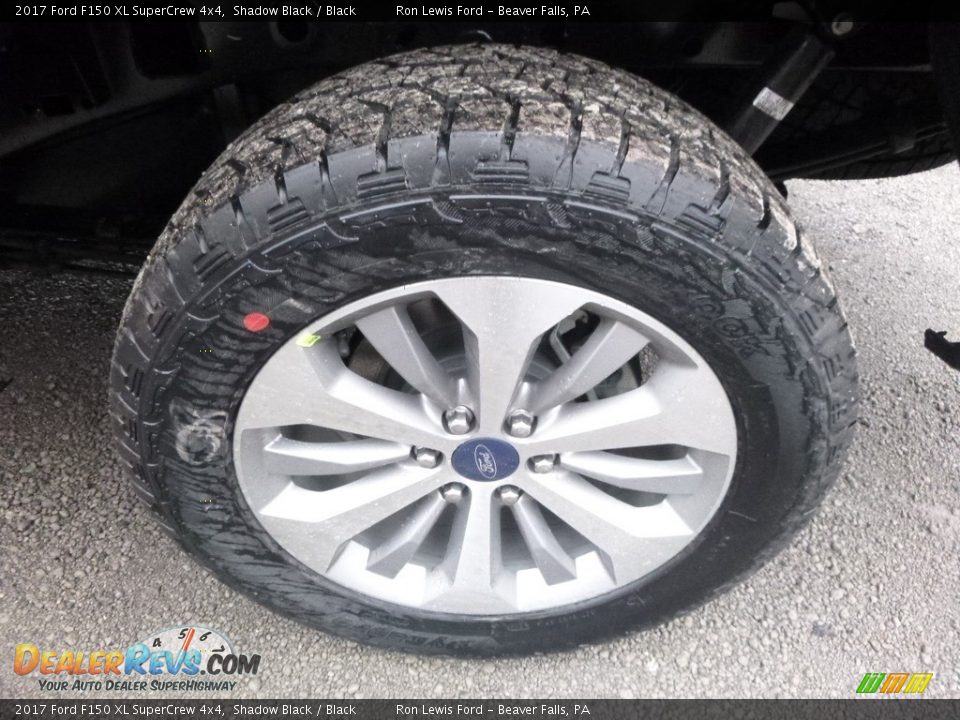 2017 Ford F150 XL SuperCrew 4x4 Shadow Black / Black Photo #9
