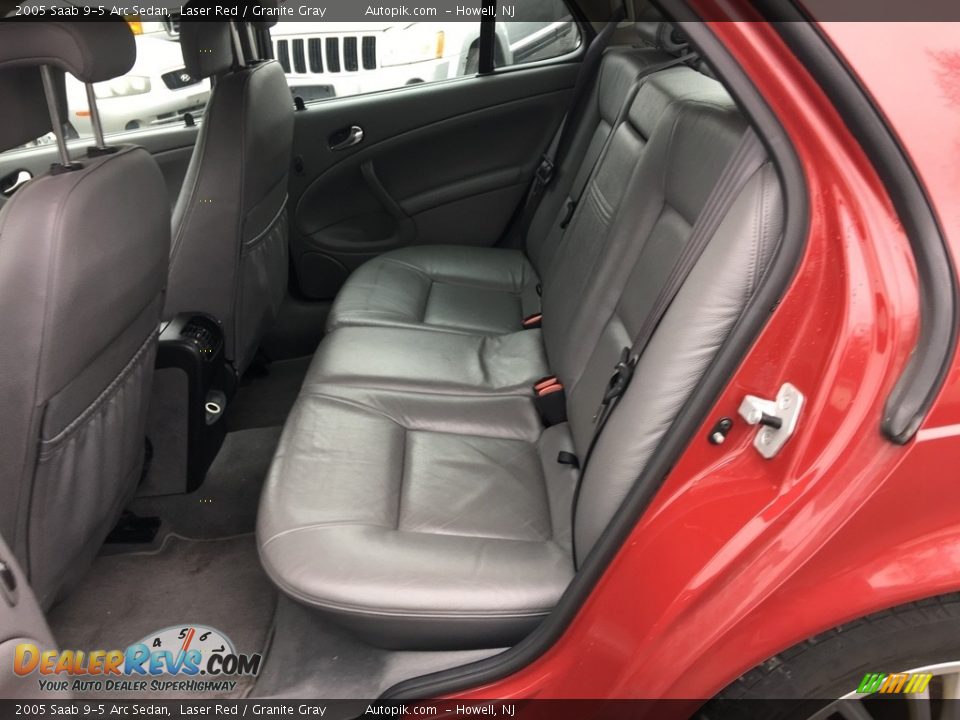 2005 Saab 9-5 Arc Sedan Laser Red / Granite Gray Photo #14