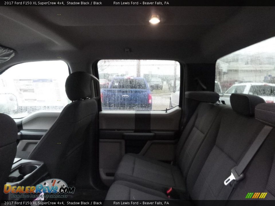 2017 Ford F150 XL SuperCrew 4x4 Shadow Black / Black Photo #11