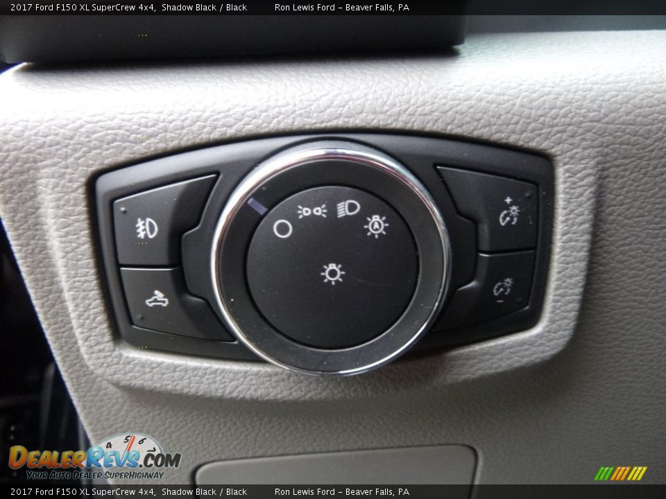 2017 Ford F150 XL SuperCrew 4x4 Shadow Black / Black Photo #15
