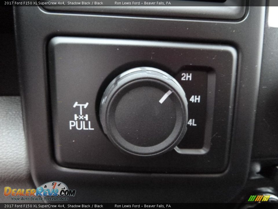 2017 Ford F150 XL SuperCrew 4x4 Shadow Black / Black Photo #16