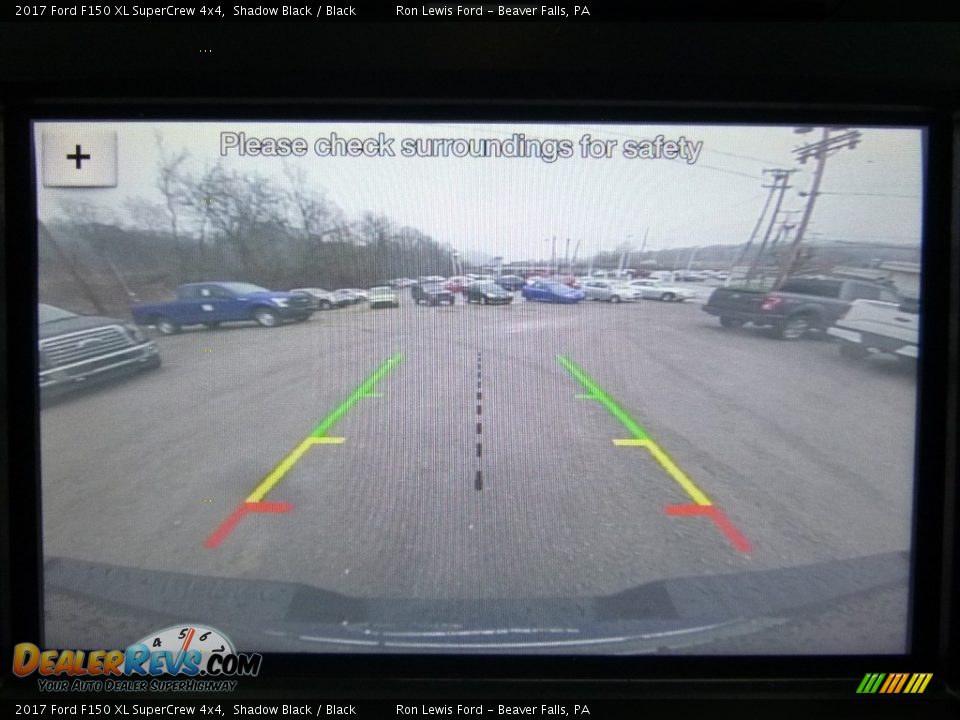 2017 Ford F150 XL SuperCrew 4x4 Shadow Black / Black Photo #18