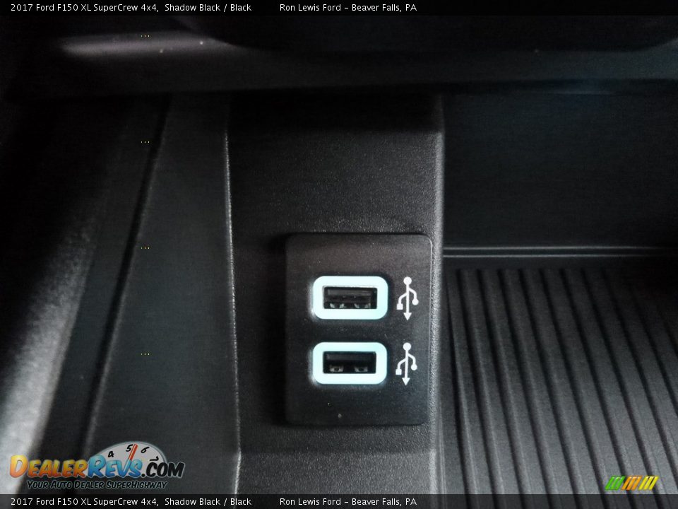 2017 Ford F150 XL SuperCrew 4x4 Shadow Black / Black Photo #19