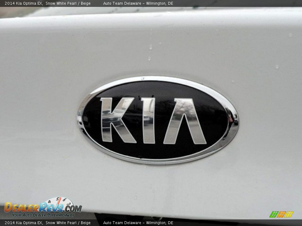 2014 Kia Optima EX Snow White Pearl / Beige Photo #36