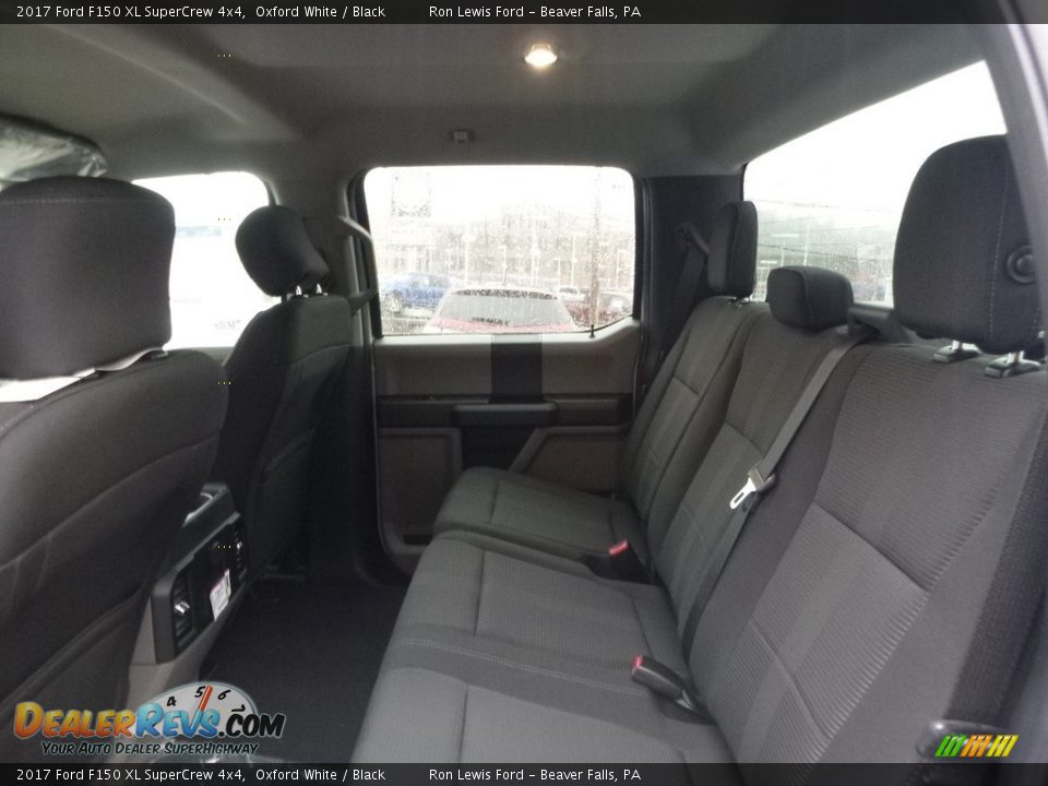 2017 Ford F150 XL SuperCrew 4x4 Oxford White / Black Photo #11