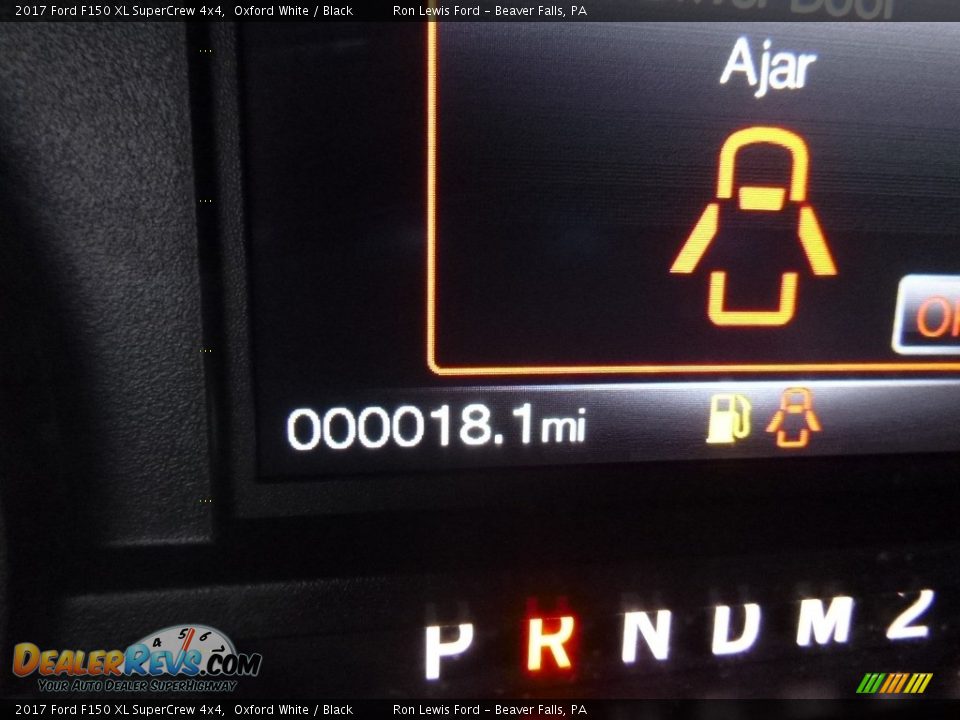 2017 Ford F150 XL SuperCrew 4x4 Oxford White / Black Photo #20