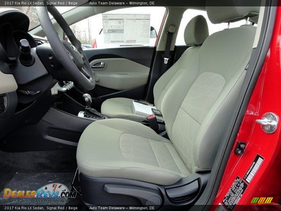 Front Seat of 2017 Kia Rio LX Sedan Photo #11