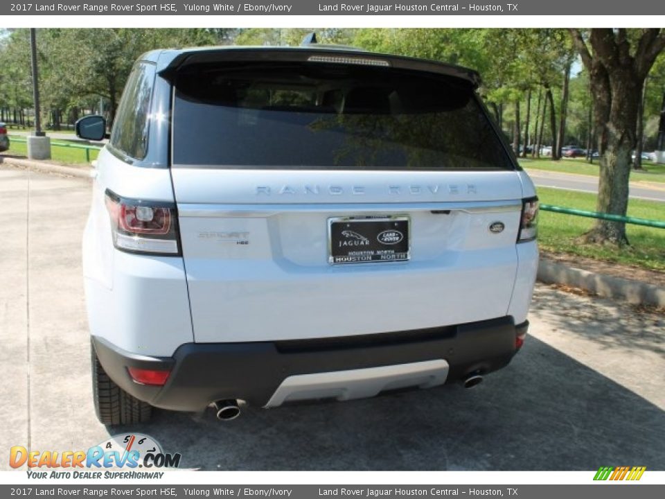 2017 Land Rover Range Rover Sport HSE Yulong White / Ebony/Ivory Photo #9